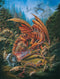 Gothic Fantasy 1000 Jigsaw Puzzle for Adults - Dragons of The Runering, Mystical Magical Artwork
