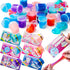 30 JOYIN PCS Valentine Day Gift Cards with Fantasy Slime Stress Relief Fidget Toy for Kids, Classroom Exchange Prizes