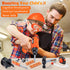 32PCS Set, Backpack 3 4 5 6 JOYIN Kids Tool Toddler Tool Toys with Construction Costume & Electronic Toy Drill for Boy
