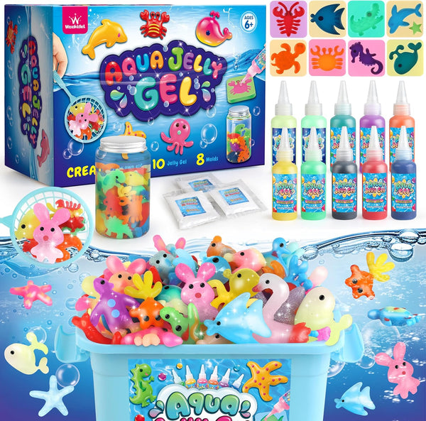Magic Gel Water Elf Toy Kit, Aqua Fairy Water Gel Kit for