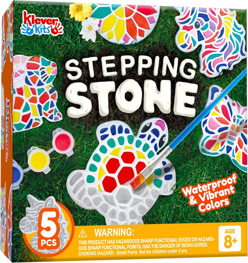 Klever Kits JOVA Stepping Stones Painting Kit for Kids - Paint 5