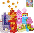 EWED 200PCS 3+ Magnetic Blocks - Easter Toys for Kids, Magnetic Building Blocks Cubes Tiles, Stacking Magnets School