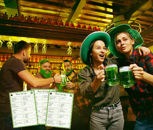 St. Patrick's Day Friendly Feud Game - Trivia, Quiz, and Group Game for Family Fun