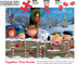 Ceaco - Together Time Collection Holiday Fence 400 Piece Jigsaw Puzzle in Standard, Medium, and Oversized Sizes
