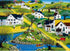 VoYouTwo 500 Piece Puzzle for Adults | Seaside Village Puzzle |Recycled Cardboard White