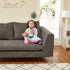 EVERYDAY KIDS Toddler Throw Blanket, 30" by 40", Princess Storyland, Super Soft and Comfortable