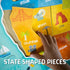 Chuckle & Roar USA Map Puzzle, Engaging Educational Puzzles for Kids, 50 PC Floor Puzzle for Preschool Hands