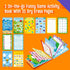 31 SpriteGru Dry Erase Activities Book, Reusable & Erasable Game Pad, Explore and Find, Maze Matching TIC-TAC-Toe Dot