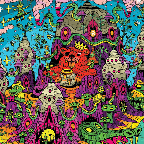 1000-Piece The Drippy Trip Jigsaw Puzzle from The Magic Puzzle Company Series Five