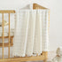 100% Cozy 40x30in Baby Blanket Cotton Knit Swaddle Soft Newborn Receiving Blanket for Boy/Girl Crib,Stroller White