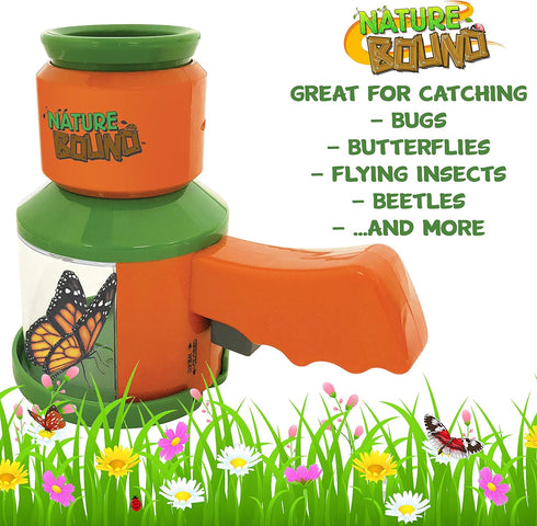 Nature Bound Bug Catcher and Viewer - Outdoor Exploration Tool for Insects - Handy Trigger Design for Kids