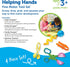 Learning Resources Helping Hands Fine Motor Tool Set Toy, 4 Pieces, Ages 3+, Toddler Tweezers