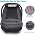Cozy Waterproof Baby Car Seat CoverYVMVDV Patented Cold Weather Carseat Cover for Babies,Infant Car Seat Cover Canopy