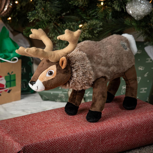 12 inches The Petting Zoo Reindeer Stuffed Animal Plushie, Gifts for Kids, Wild Onez Zoo Animals, Zoologee Reindeer