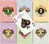 6 Pack 6 Regal Games Nertz Card Game for Kids & Adults - Decks of Cards - Color Wide-Size Decks & Fun Playing Cards