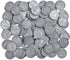 LEARNING ADVANTAGE-7524 Play Quarters Plastic Coins, Set of 100