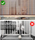 JIFTOK Baby Gate for Stairs - 10ft L x 2.66ft H Mesh Netting Safety Net for Kids, Pets, Indoor & Outdoor (Brown)