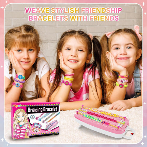 Dpai Friendship Bracelet Making Kit for Girls, DIY Arts and Crafts Toys, Best Birthday Gift Ideas for Ages 6-12