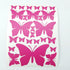 Jeyfel Butterfly Wall Decals - Purple, Pink & Turquoise Set for DIY Decoration, Nursery Room Decor