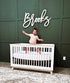 Custom Nursery Wood Name Sign Personalized Nursery Decor Kids Name Sign for Accent Wall in Nursery or Kids Room Letter