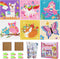 goldentime Diamond Painting Kits for Kids - 6 Canvases with 2 Frames,