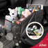 9 Lusso Gear Car Seat Organizer - Built-In Car Cup Holders & Mesh Pockets - Foldable Back Seat Organizer with Handles