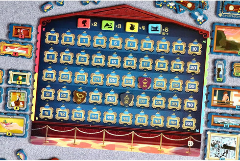 Mighty Boards 10+, 2-4 30-60 : Art Society - Collection Board Game, Bid At Auctions, Collect & Display Your Art, Ages