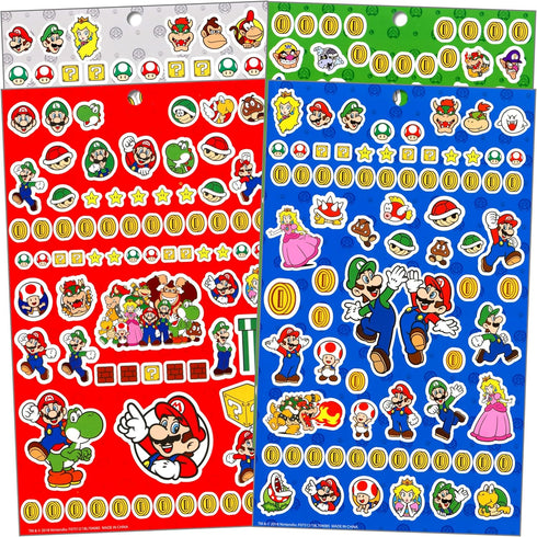 Super Mario Stickers Bundle: Includes Mario Stickers, Reward Stickers, and More for Kids