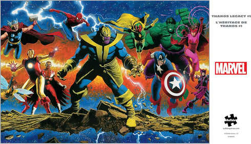 Buffalo Games Marvel Thanos Legacy #1, 2000 Piece Jigsaw Puzzle for Adults, Silver Select, Perfect for Game Nights