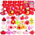 JOYIN 28 Packs Valentine's Day Heart Gift Cards with Mochi Squishy Toys