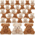 Chivao 36 Pcs Mini Stuffed Bears Bulk, 4 Inch Small Plush Bear Animal for Christmas Birthday Wedding Party Favors