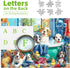 500 23x15 Inch MINIWAN Piece Jigsaw Puzzle for Adults Seniors, Puppy Bath Time Puzzle with Letter Sorting & Reference