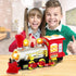 1-6 ArtCreativity Christmas Train Toy Bubble Machine for Kids, Bubble Blower Maker, Bubble Music Train for Kids