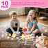 YRSDQueenA 10 Pack 4-8 8-12, Taba Squishy Toys kit with Toy Box & Cute Stickers, Kawaii taba Squishies Stress Relief