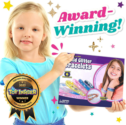 Make Your Own Bracelet Making Kit for Girls, Gifts for 6-10 Year Old Girls, Craft Kits for Ages 8-12, Kids Jewelry