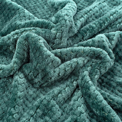 Fuzzy Blanket for Baby Girl or Boy, Soft Warm Cozy Coral Fleece Toddler Infant Receiving Blanket for Crib, Stroller,