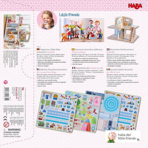 Set HABA Little Friends Townhouse Villa Decorative Sticker