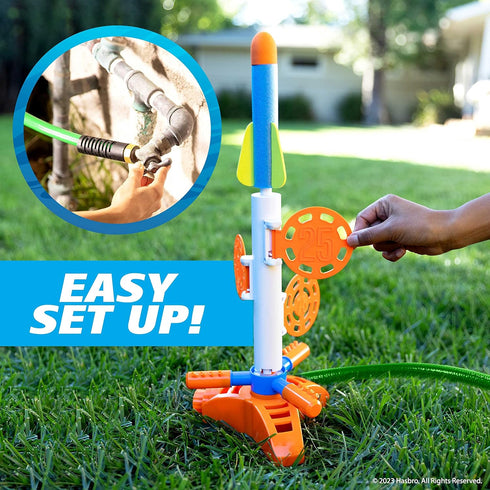 NERF Super Soaker SkyBlast Target Sprinkler for Kids, Outdoor Summer Water Games