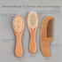 set, Set, Custom Wooden Baby Brush Optional Icons and Fonts, Personalized Wooden Baby Brush and Comb Personalized Baby