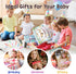 Miljgte 1-3, Set 12-18 Wooden Musical Instruments for Toddlers Montessori Percussion with Xylophone, Natural Music