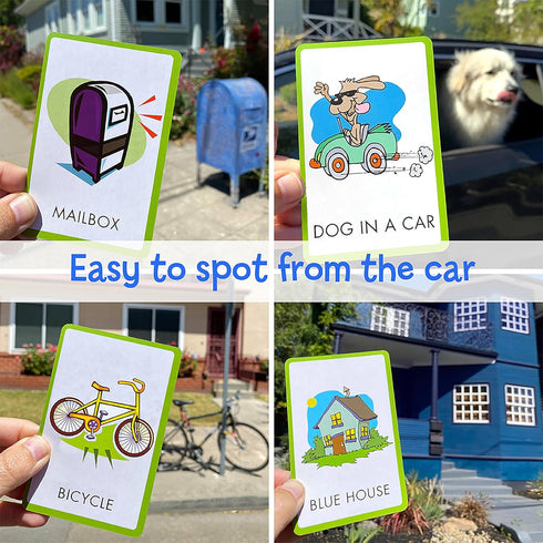 6 Briarpatch Travel Scavenger Hunt Card Game for Kids, Activities for Family Vacations, Road Trips and Car Rides, Ages