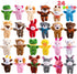 JOYIN 24 Pcs Mini Animal Plush Toys (24 Units 3" Each), Stuffed