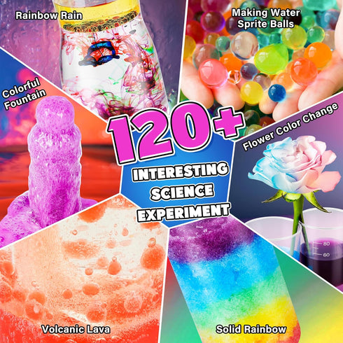 Kids,120 6 7 8 9 10-12 Kuovei Science Kit for Science Lab Experiments,Scientist Costume Role Play STEM Educational