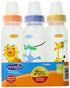 Evenflo Zoo Friends 3 Count Standard Nipple Bottle, 8 Ounce (Colors May