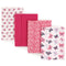 Hudson Baby Unisex Cotton Flannel Burp Cloths, Butterflies, One Size