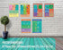 Creanoso Fun English Learning Words Educational Posters (6-Pack) - Teacher Supply & Home Schooling Kit