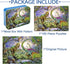 LELEMON 100 Piece Dinosaur Puzzles for Kids Ages 4-8, Educational Jigsaw Puzzles in a Metal Box