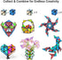 1 1 12 243 TOSY Magnet Pyramid Stone - Cube Transforms into Billion Shapes (Bunny, Egg Basket, Flowers, Heart), Easter
