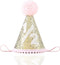 WAOUH Half Birthday Crown Hat - Mini Cake Smash Photo Prop for Baby's 6 Month Milestone Party Hats
