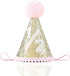 WAOUH Half Birthday Crown Hat - Mini Cake Smash Photo Prop for Baby's 6 Month Milestone Party Hats